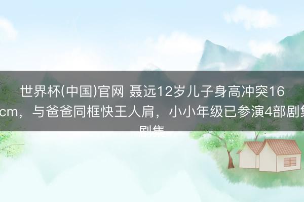 世界杯(中国)官网 聂远12岁儿子身高冲突160cm，与爸爸同框快王人肩，小小年级已参演4部剧集