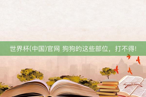 世界杯(中国)官网 狗狗的这些部位，打不得!